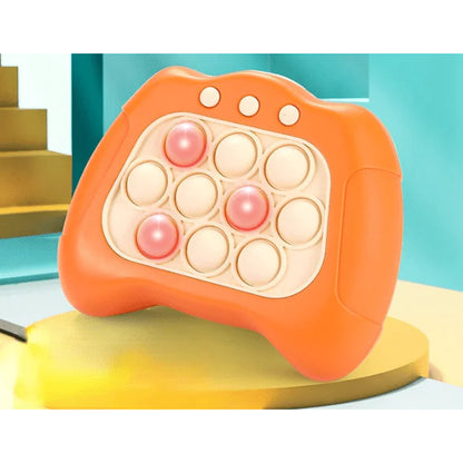 NanoArcade - Electronic Pop It Fidget Game  Experience the Quick Push Sensation! Illuminate your fun with this captivating memory game and pop toy, suitable for both kids and adults. Enjoy the puzzle-solving excitement