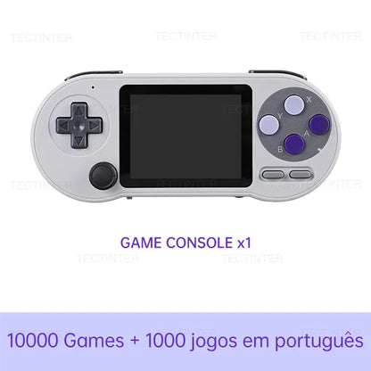 NanoArcade - SF2000 Portable Handheld Game Console 3 Inch IPS Retro Game Consoles Built-in 6000 Games Retro Video Games For Kids