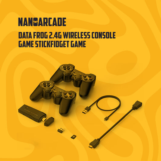 NanoArcade - Clé de jeu pour console sans fil Data Frog 2.4g